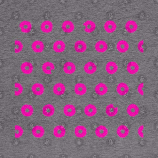 Pink Donut Pattern by HHT